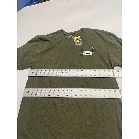 NWT The Duck Company Beaver Bay Green T-Shirt Size Large New - Picture 6 of 8